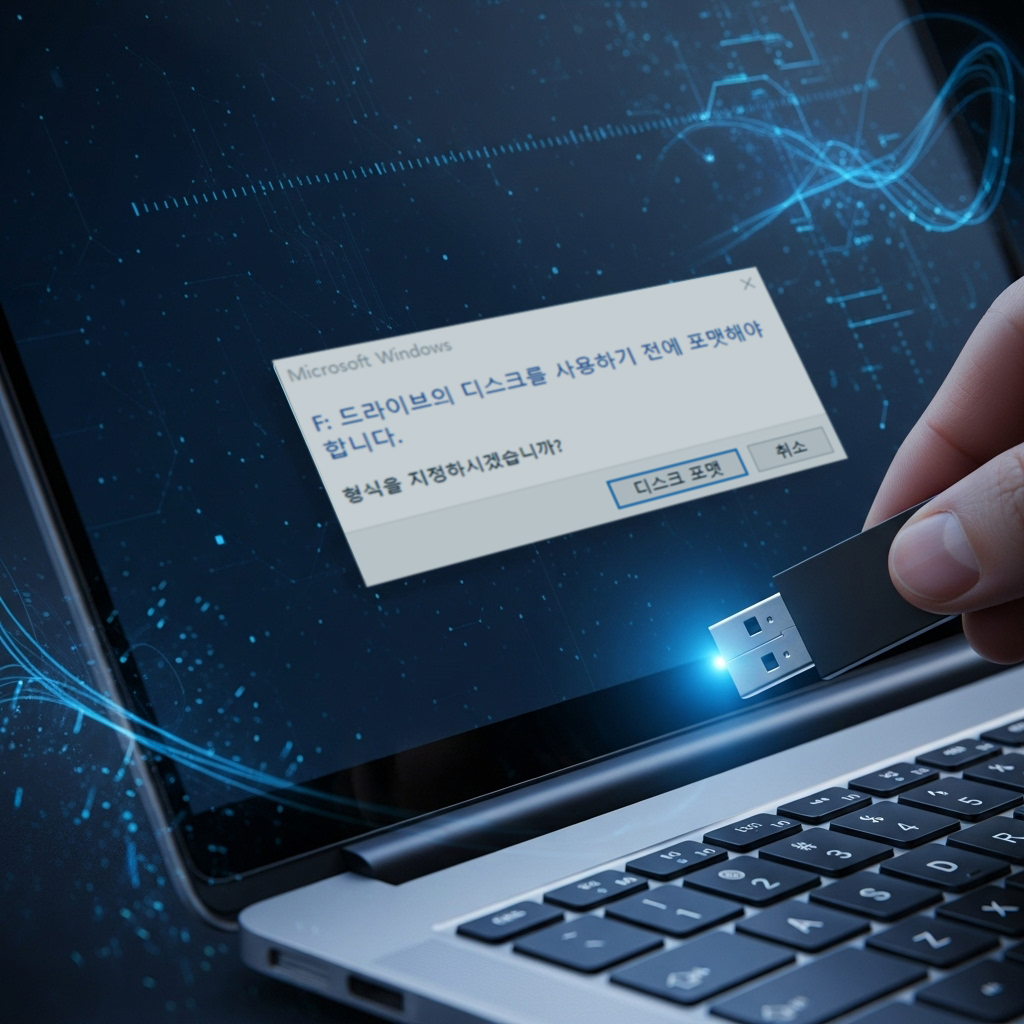 포맷해야합니다