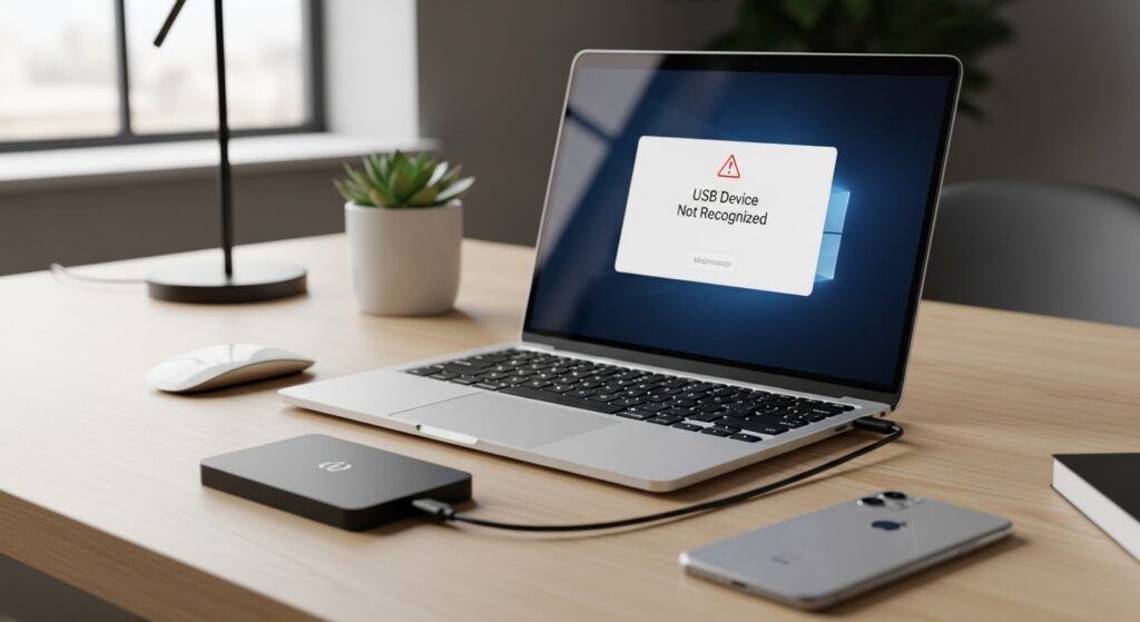 외장 SSD 인식불가