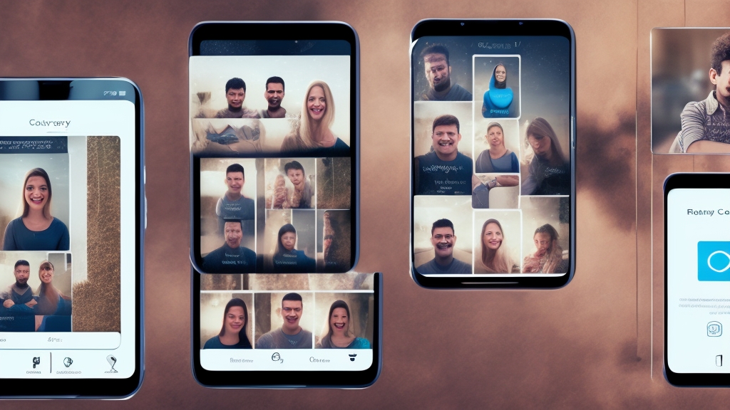 복구된 핸드폰 데이터 화면